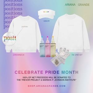 Ariana Grande Positions PRIDE Tie Dye Kit Crewneck XL